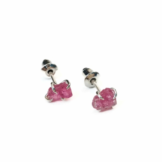 pink stud earrings for girls