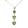 Combined watermelon tourmaline pendant sterling silver watermelon tourmaline pendant