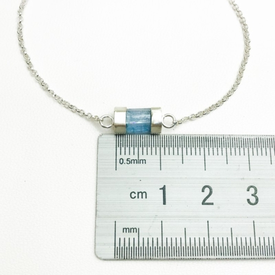 Dainty aquamarine bracelet for girls