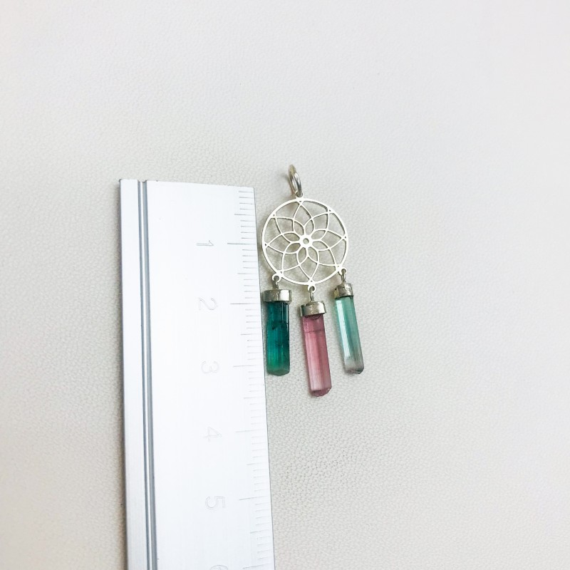 Dream catcher tourmaline pendant dream catcher necklace tourmaline crystal sterling silver pendant Dream catcher tourmaline pendant dream catcher necklace tourmaline crystal sterling silver pendant