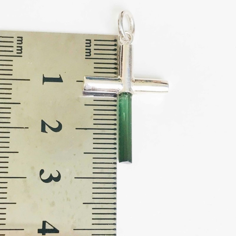 Green tourmaline cross pendant Sterling silver tourmaline crystal pendant Green tourmaline jewelry natural tourmaline pendant Green tourmaline cross pendant Sterling silver tourmaline crystal pendant Green tourmaline jewelry natural tourmaline pendant