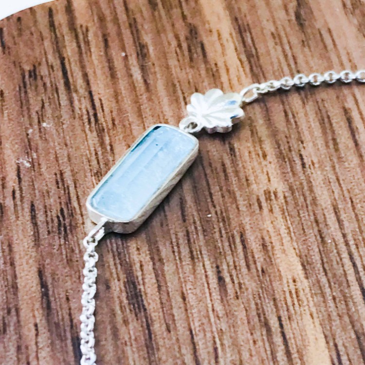 Aquamarine bracelet for girls Rose cut aquamarine bracelet natural aquamarine bracelet March birthstone bracelet Aquamarine bracelet for girls Rose cut aquamarine bracelet natural aquamarine bracelet March birthstone bracelet