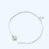 Dainty green tourmaline bracelet for girls natural green tourmaline bracelet tiny green tourmaline bracelet natural green tourmalibracelet for women Exquisite and high quality well-made raw green tourmaline bracelet