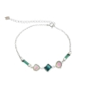 Dainty watermelon tourmaline bracelet for girls-natural watermelon tourmaline bracelet-tiny watermelon tourmaline bracelet for women (4)