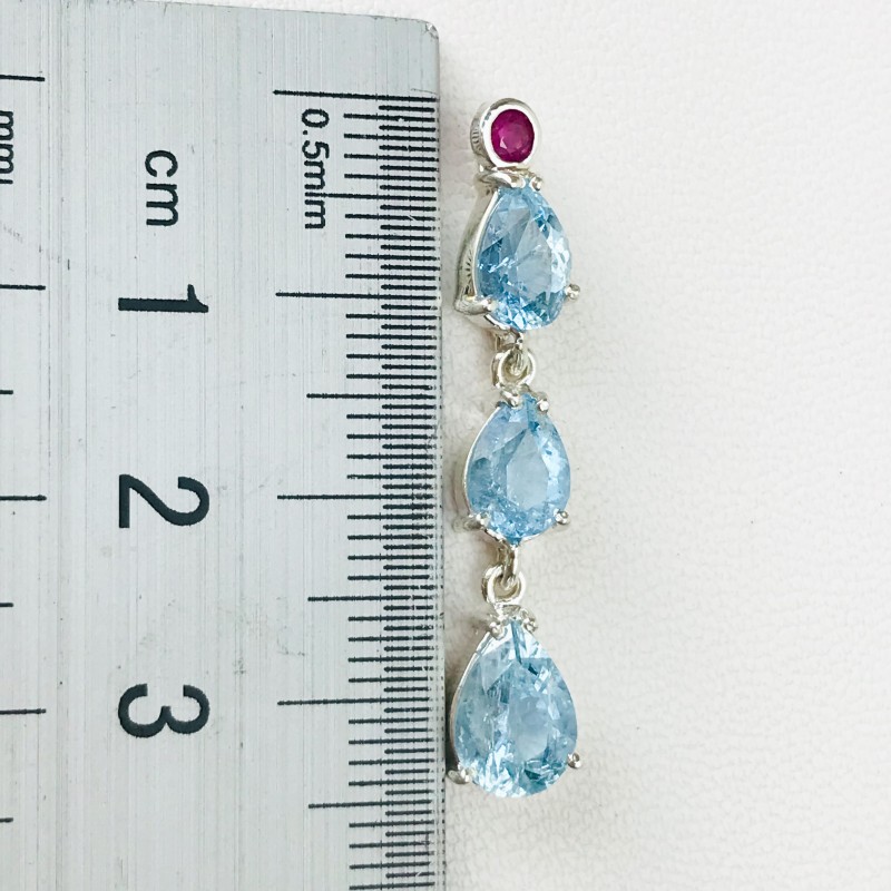 Waterdrop aquamarine pendant Facted aquamarine pendant Natural aquamarine pendant Waterdrop aquamarine pendant Facted aquamarine pendant Natural aquamarine pendant