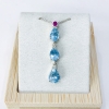 Waterdrop aquamarine pendant