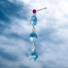 Waterdrop aquamarine pendant