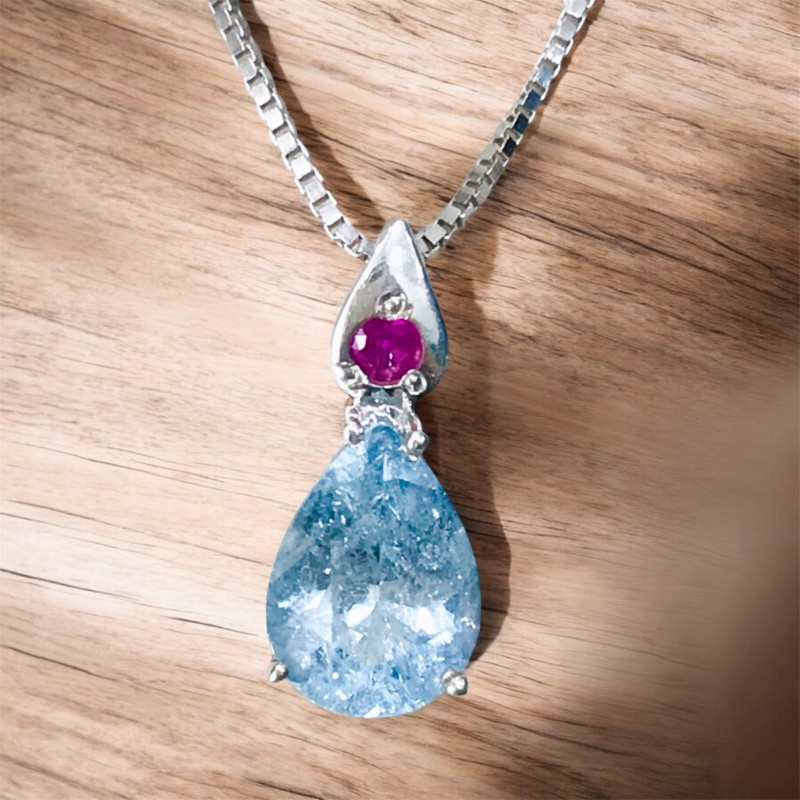 Waterdrop aquamarine pendant Waterdrop aquamarine pendant