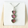Watermelon tourmaline pendant Natural Watermelon tourmaline pendant Silver watermelon tourmaline pendant