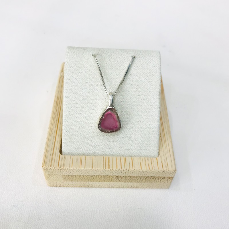 Watermelon tourmaline pendant Natural Watermelon tourmaline pendant Silver watermelon tourmaline pendant Watermelon tourmaline pendant Natural Watermelon tourmaline pendant Silver watermelon tourmaline pendant