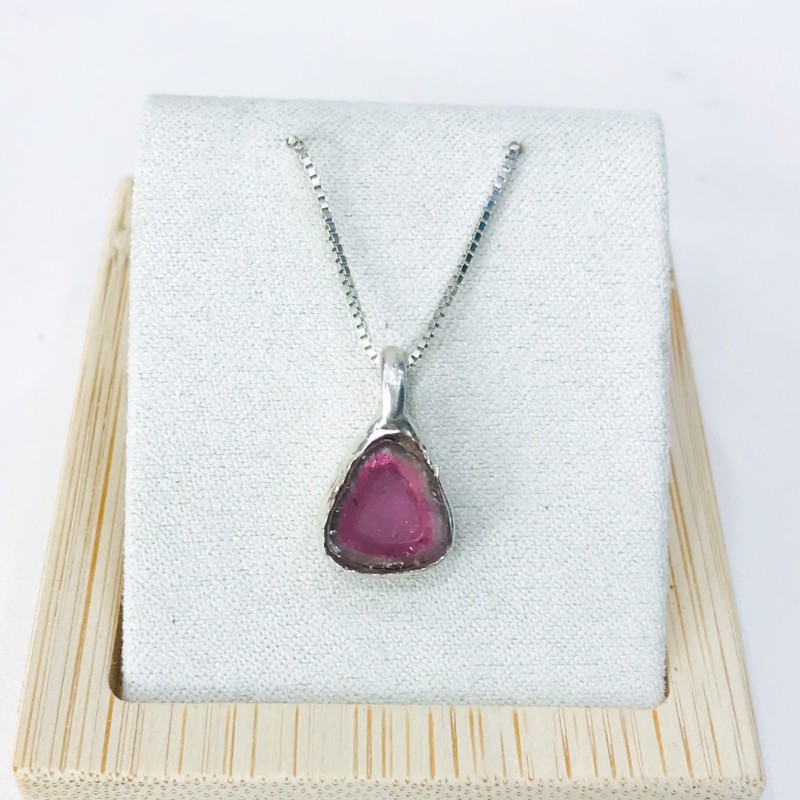 Watermelon tourmaline pendant Natural Watermelon tourmaline pendant Silver watermelon tourmaline pendant Watermelon tourmaline pendant Natural Watermelon tourmaline pendant Silver watermelon tourmaline pendant