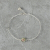 Minimalist watermelon tourmaline bracelet sterling silver watermelon tourmaline bracelet