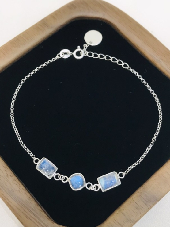 Moonstone bracelet sterling silver moonstone bracelet for girls