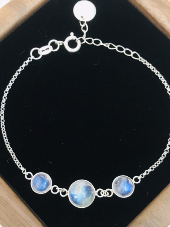 Moonstone bracelet sterling silver moonstone bracelet for girls