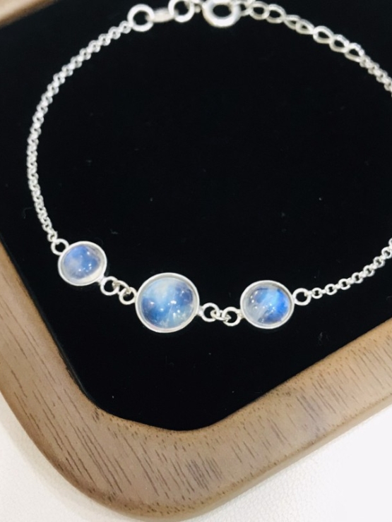 Moonstone bracelet sterling silver moonstone bracelet for girls