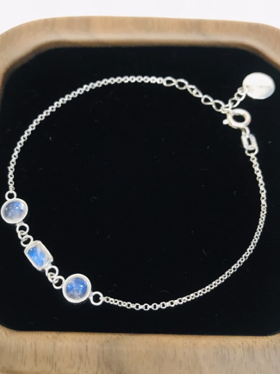 Moonstone bracelet sterling silver moonstone bracelet for girls