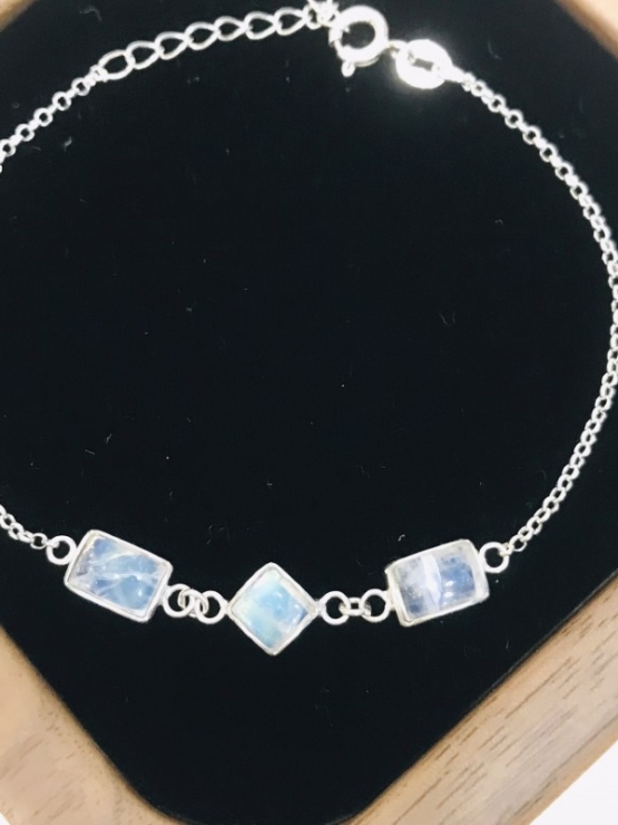 Moonstone bracelet sterling silver moonstone bracelet for girls