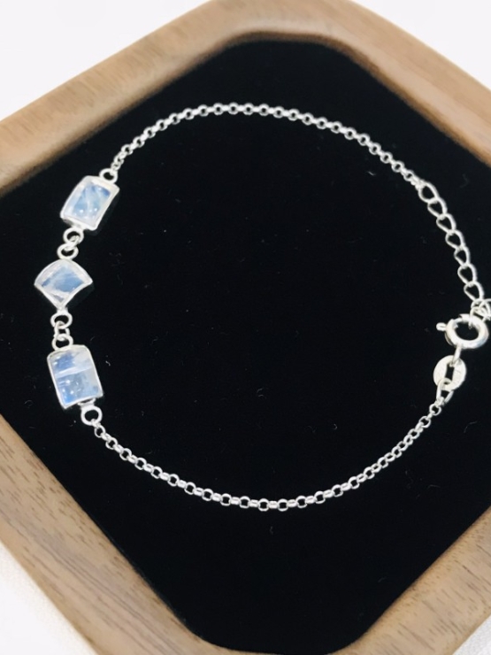 Moonstone bracelet sterling silver moonstone bracelet for girls