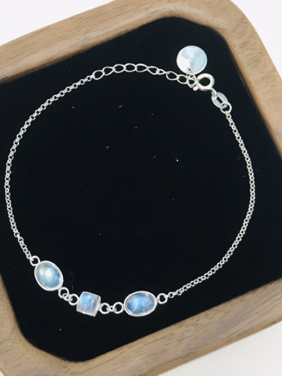 Moonstone bracelet sterling silver moonstone bracelet for girls