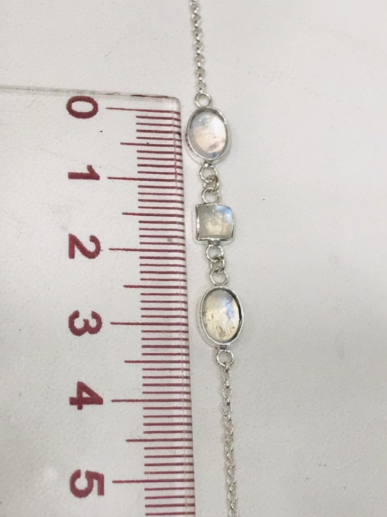 Moonstone bracelet sterling silver moonstone bracelet for girls